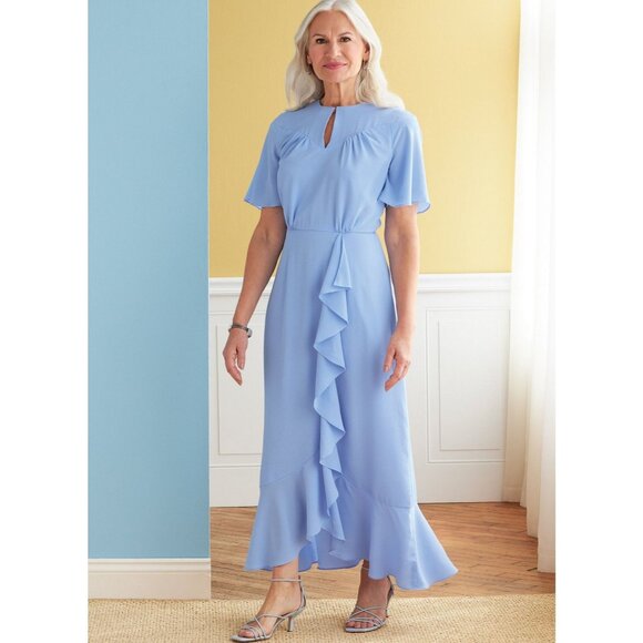 Butterick Lisette B6823 R11069 Misses Dresses Pattern 6-14 Ruffled Hem - Picture 4 of 6